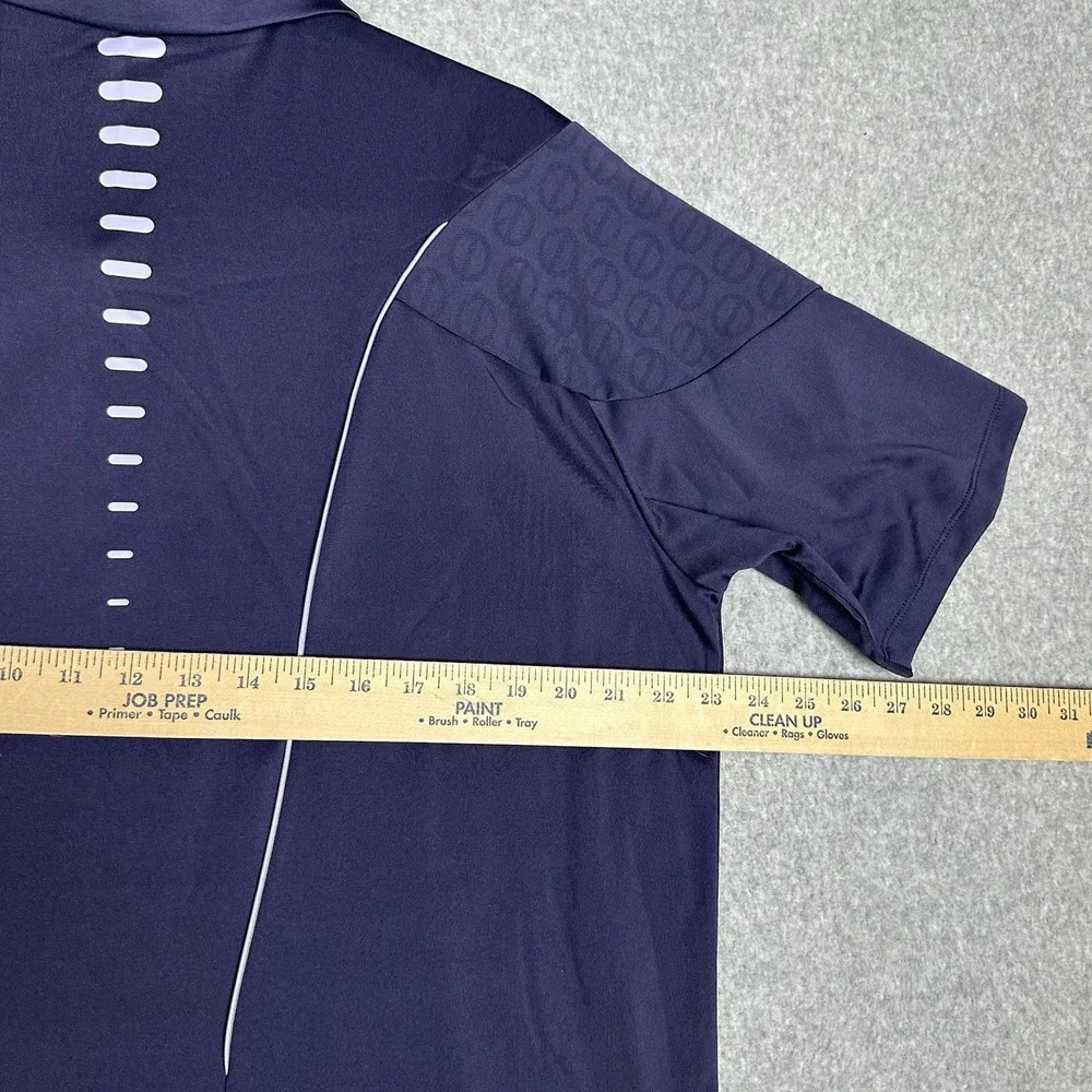 Adidas Shirt Mens XL Purple ClimaCool Polo Formotion TPG Twin Cities‎ Golf SS